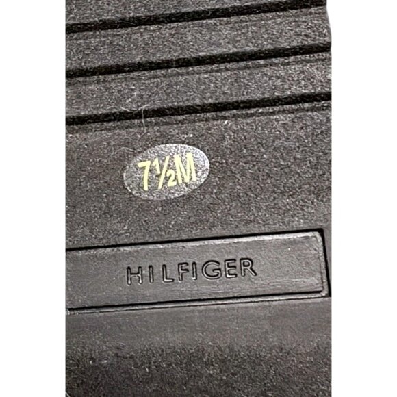 Tommy Hilfiger Mens Black Blue Athletic Sneakers Size 7.5M Running Shoes - Picture 2 of 5